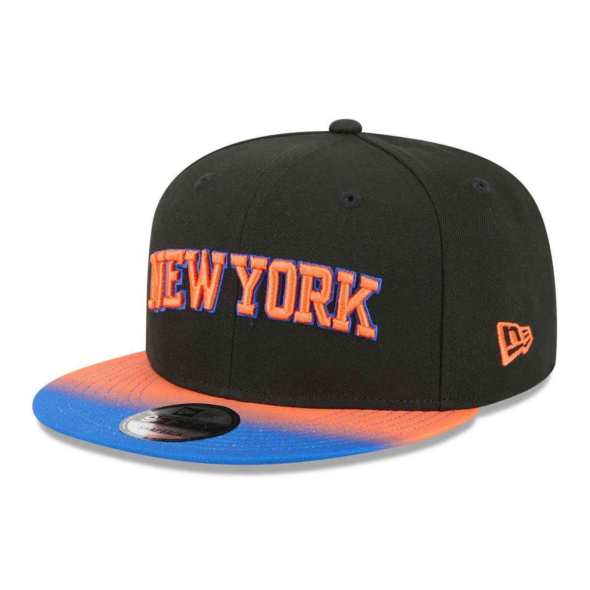 New York Knicks Jersey Hook Statement Edition 9FIFTY Snapback Hat Black/Blue - NBA