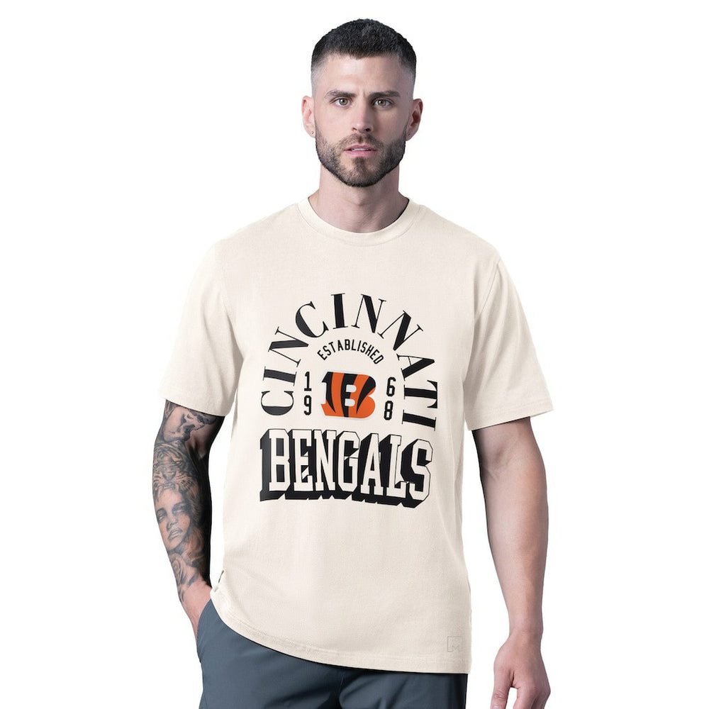 Cincinnati Bengals MSX by Michael Strahan Whiteout Vintage T-Shirt White | NFL