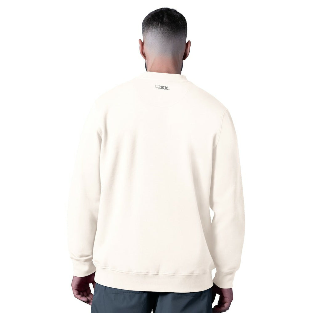 San Francisco 49ers MSX by Michael Strahan Whiteout Tri-Blend Sweatshirt White | NFL