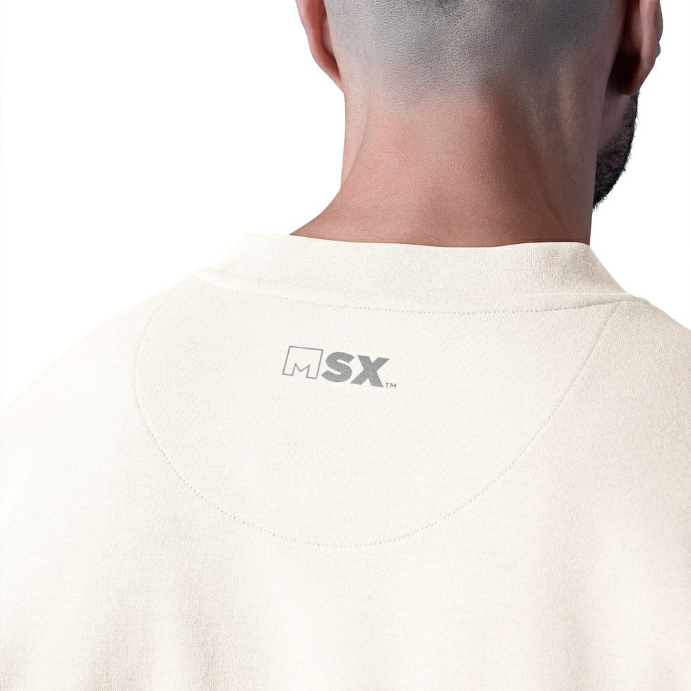 San Francisco 49ers MSX by Michael Strahan Whiteout Tri-Blend Sweatshirt White | NFL