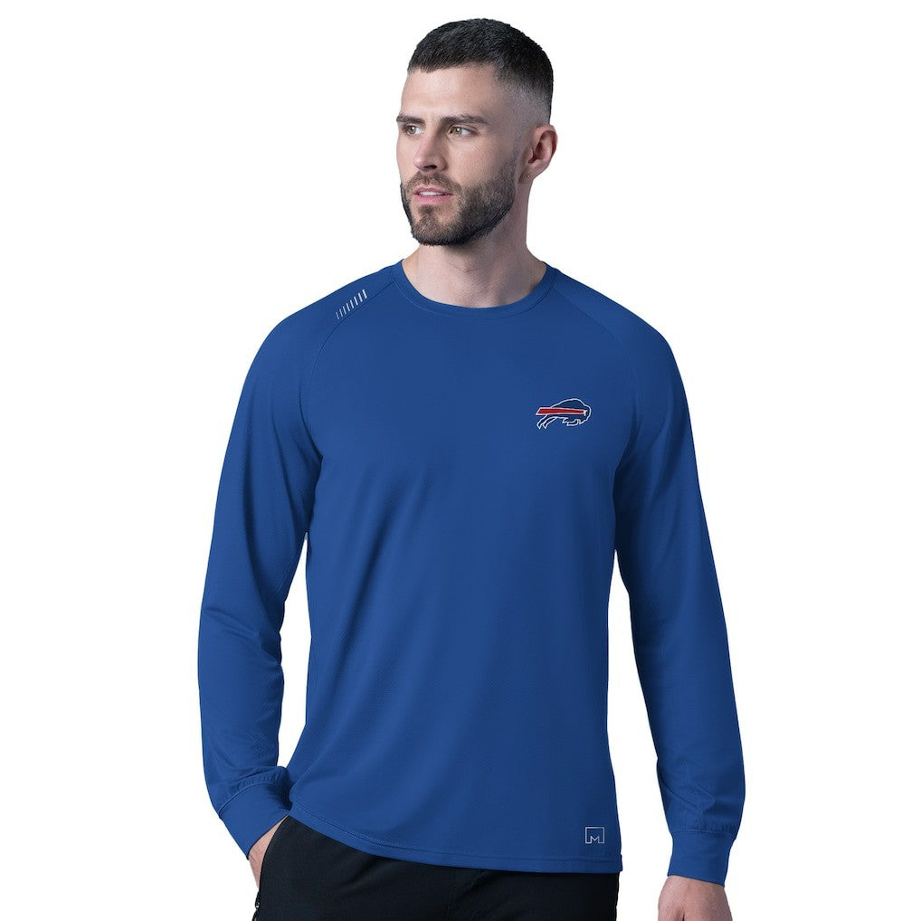 Buffalo Bills MSX by Michael Strahan Forward Long-Sleeve T-Shirt Royal | NFL