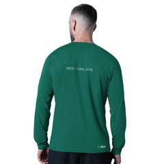 New York Jets MSX by Michael Strahan Forward Long-Sleeve T-Shirt Green | NFL