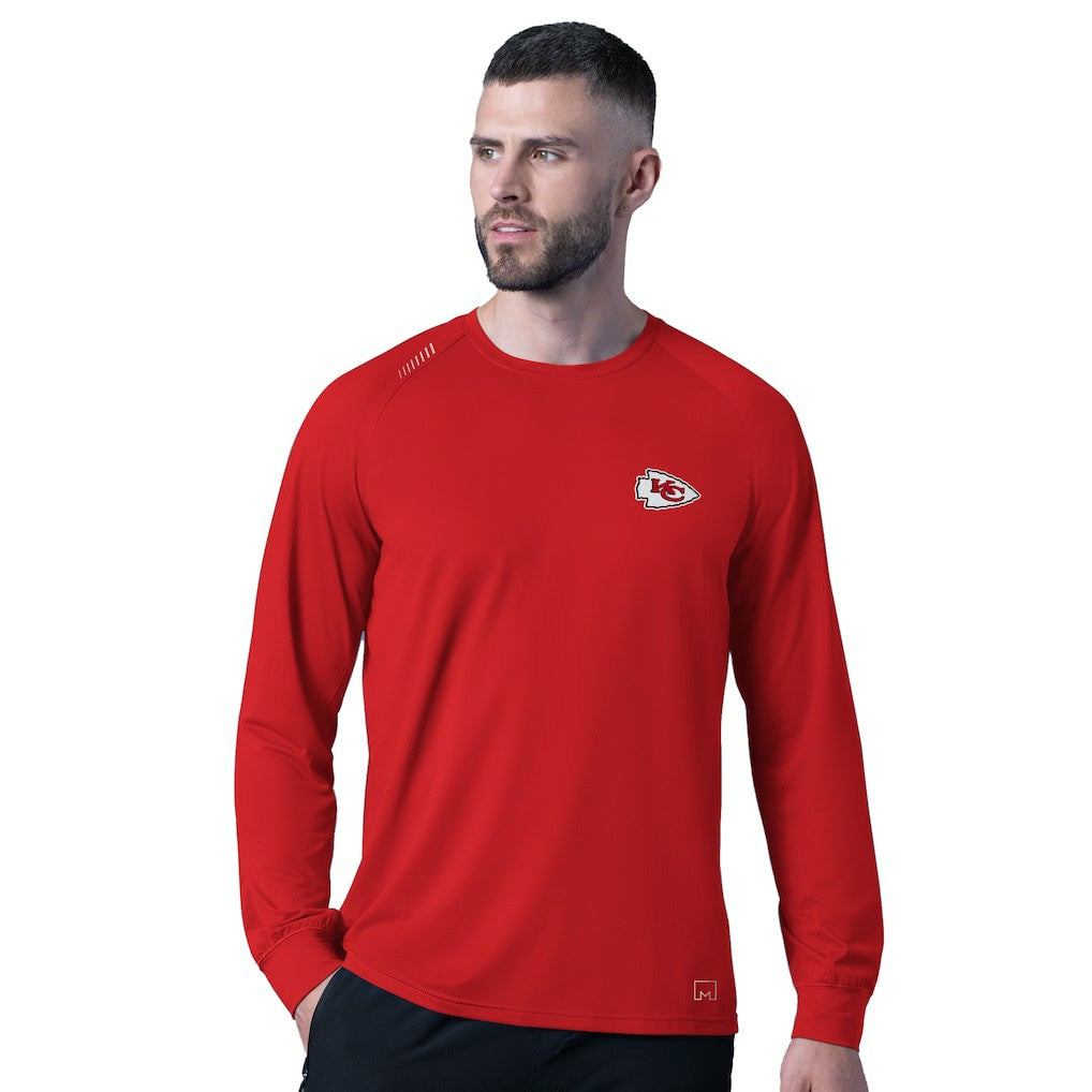 Kansas City Chiefs MSX by Michael Strahan Forward Long-Sleeve T-Shirt Red | NFL