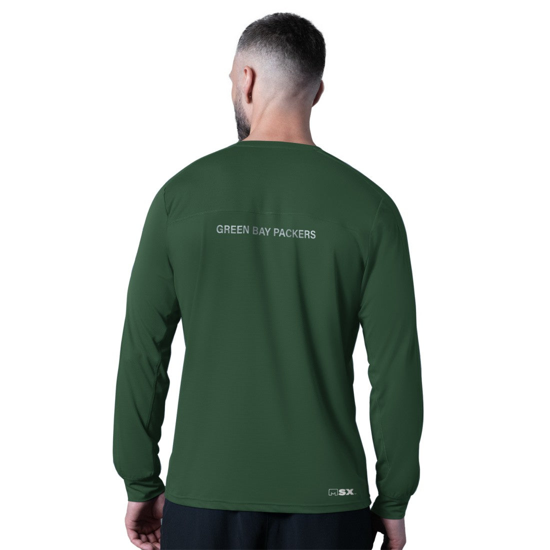 Green Bay Packers MSX by Michael Strahan Forward Long-Sleeve T-Shirt Green | NFL