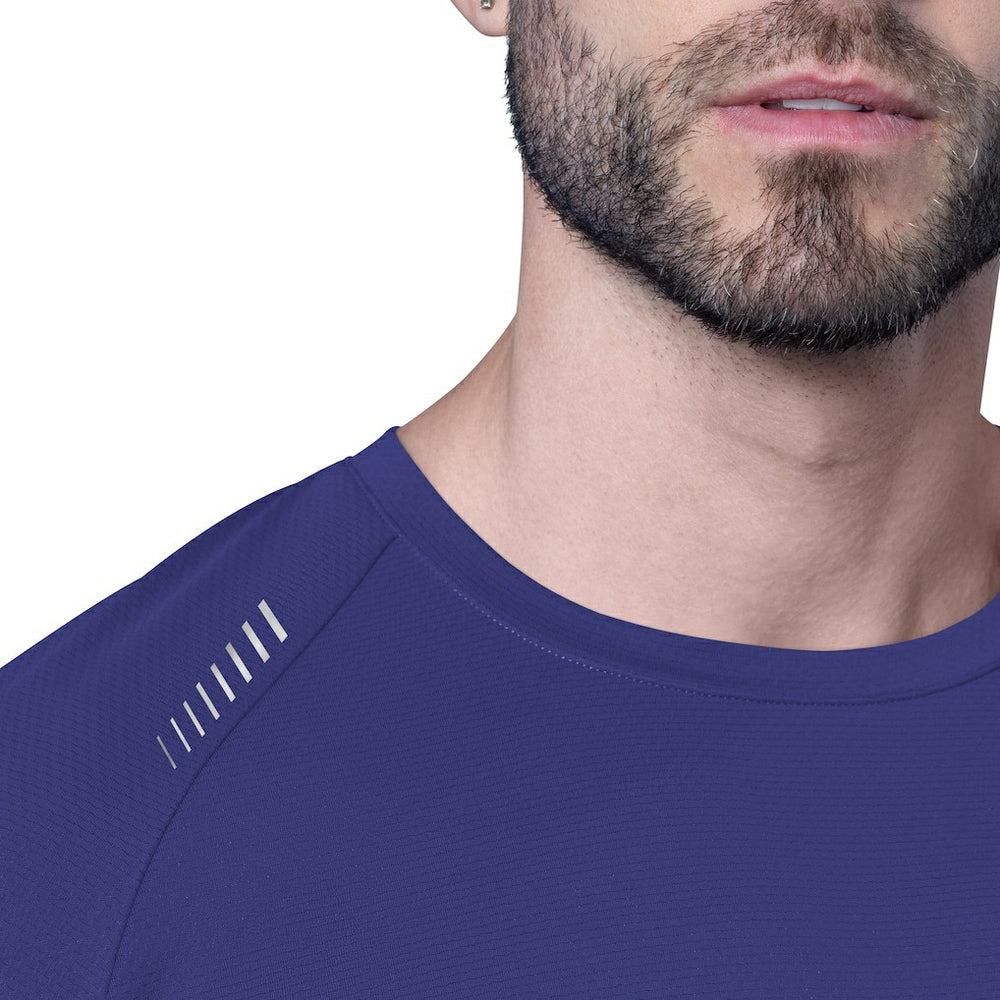 Baltimore Ravens MSX by Michael Strahan Forward Long-Sleeve T-Shirt Purple | NFL