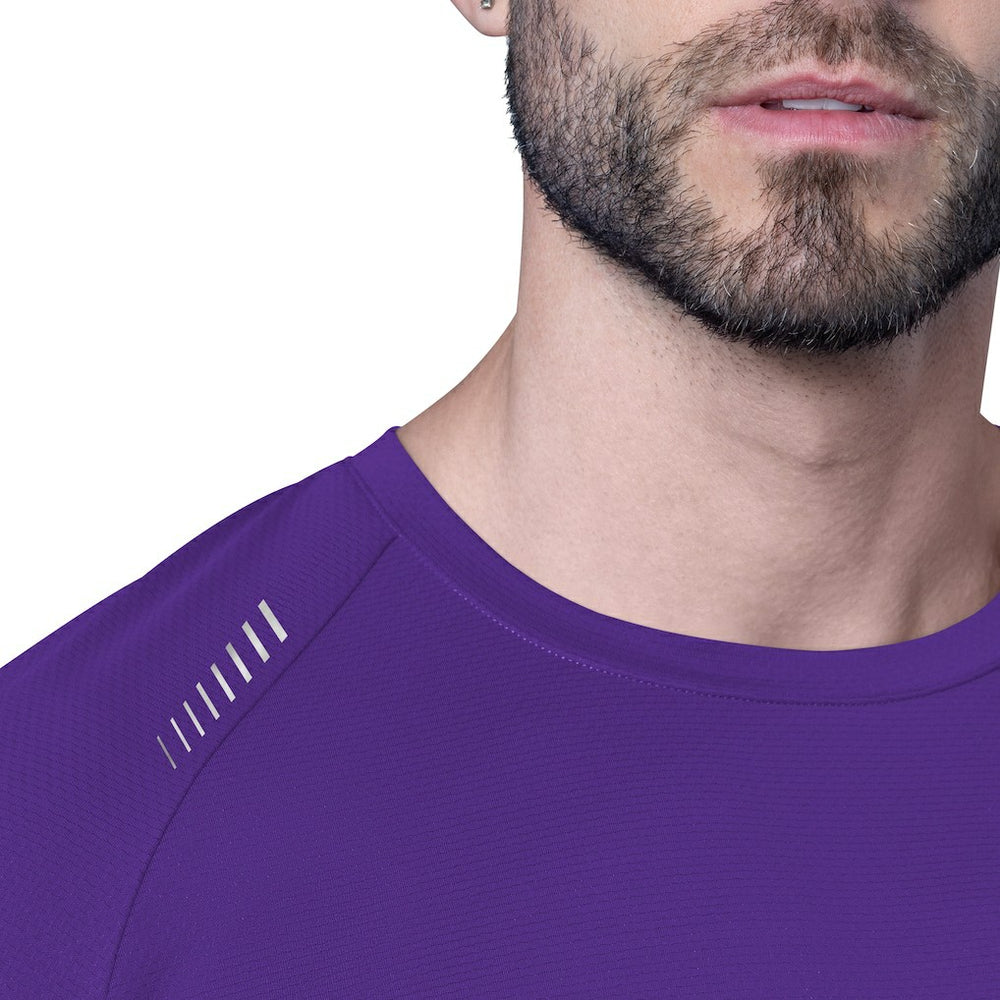 Minnesota Vikings MSX by Michael Strahan Forward Long-Sleeve T-Shirt Purple | NFL