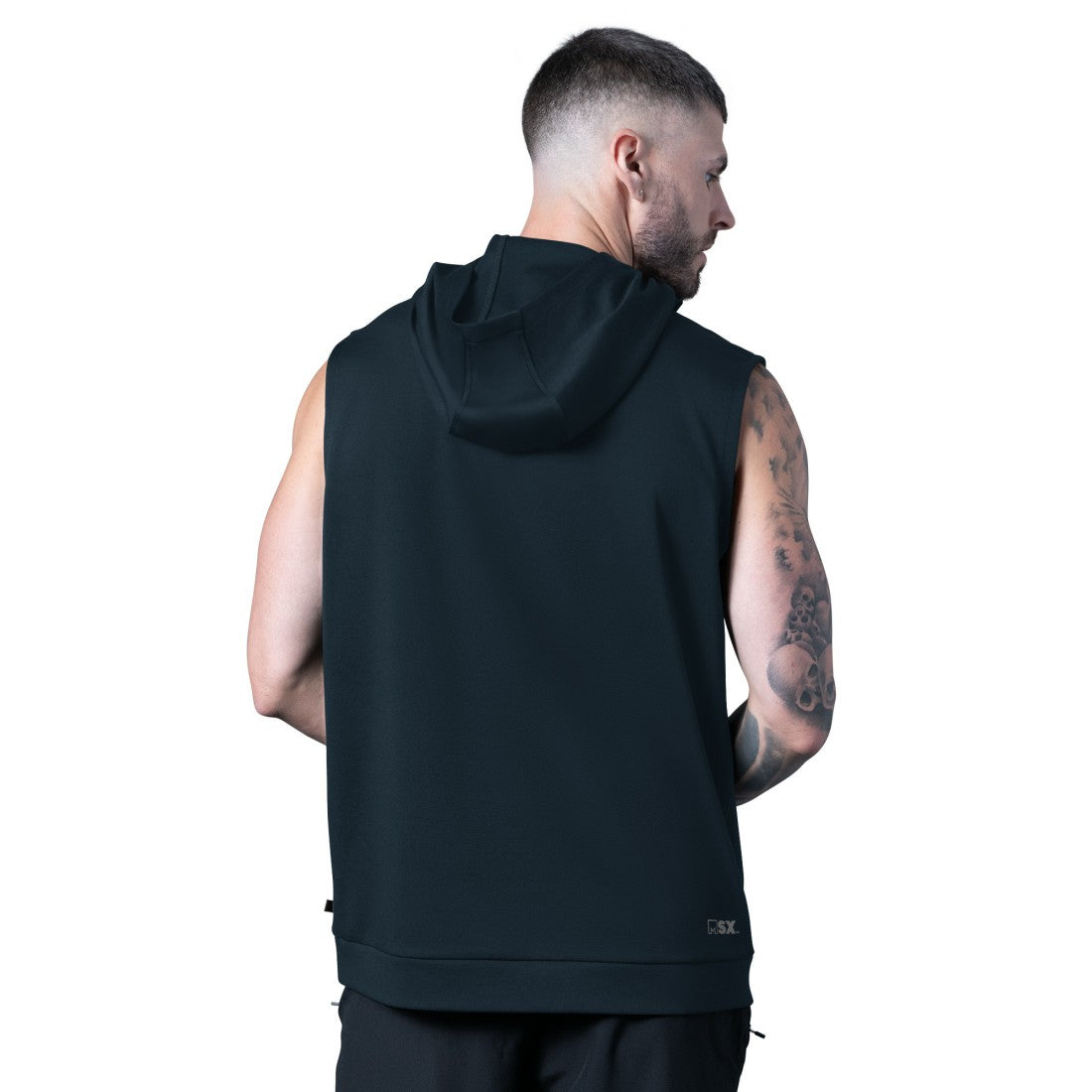 Houston Texans MSX by Michael Strahan Tri-Blend Rebound Sleeveless Hoodie Navy | NFL