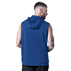 New York Giants MSX by Michael Strahan Tri-Blend Rebound Sleeveless Hoodie Royal | NFL