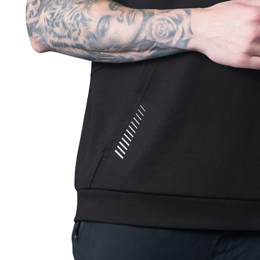Jacksonville Jaguars MSX by Michael Strahan Tri-Blend Rebound Sleeveless Hoodie Black | NFL