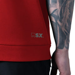 Kansas City Chiefs MSX by Michael Strahan Tri-Blend Rebound Sleeveless Hoodie Red | NFL