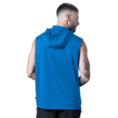 Detroit Lions MSX by Michael Strahan Tri-Blend Rebound Sleeveless Hoodie Blue | NFL