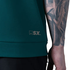 Philadelphia Eagles MSX by Michael Strahan Tri-Blend Rebound Sleeveless Hoodie Green | NFL
