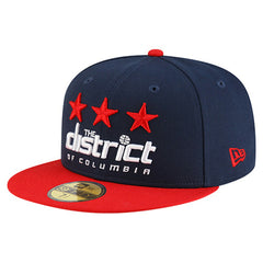Washington Wizards Statement Edition Jersey Hook 59Fifty Fitted Hat Navy - NBA