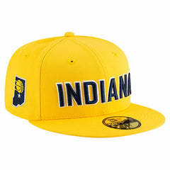 Indiana Pacers Statement Edition Jersey Hook 59Fifty Fitted Hat Gold - NBA