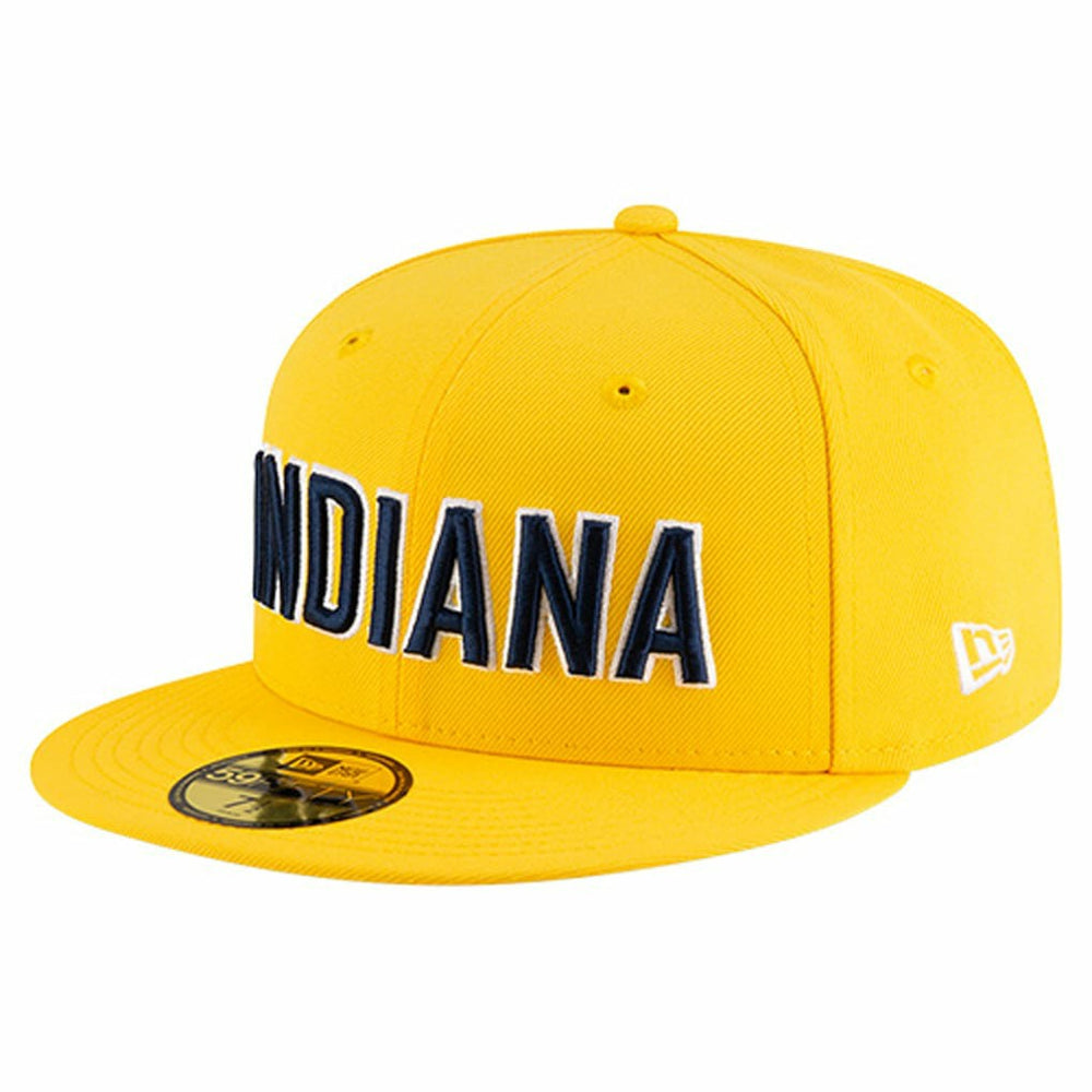 Indiana Pacers Statement Edition Jersey Hook 59Fifty Fitted Hat Gold - NBA