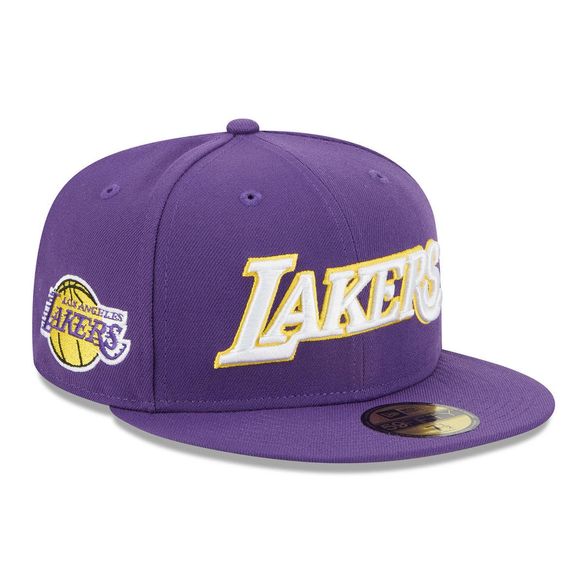 Los Angeles Lakers Jersey Hook Statement Edition 59FIFTY Fitted Hat Purple - NBA