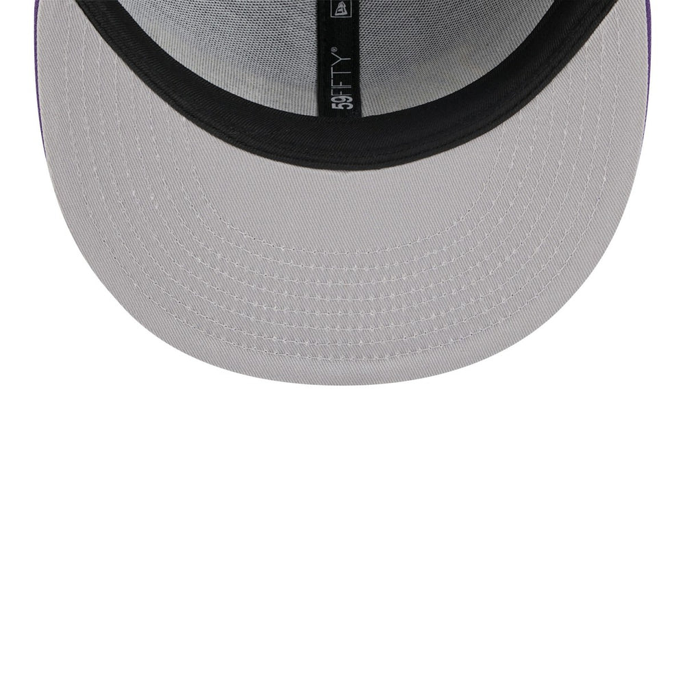 Los Angeles Lakers Jersey Hook Statement Edition 59FIFTY Fitted Hat Purple - NBA