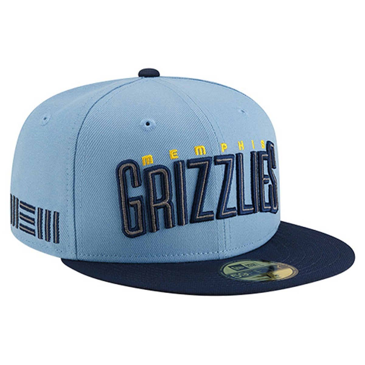 Memphis Grizzlies Statement Edition Jersey Hook 59Fifty Fitted Hat Light Blue - NBA