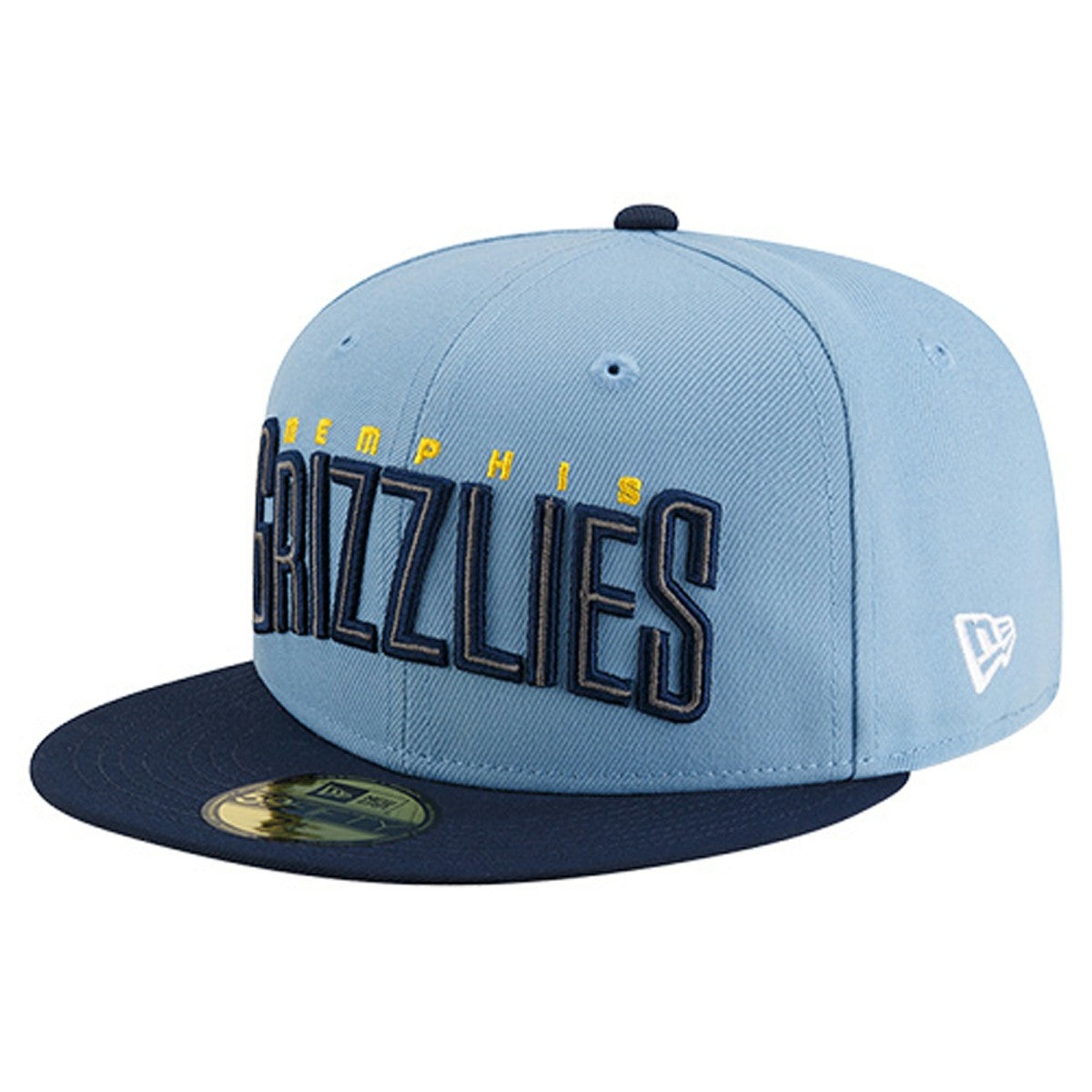 Memphis Grizzlies Statement Edition Jersey Hook 59Fifty Fitted Hat Light Blue - NBA