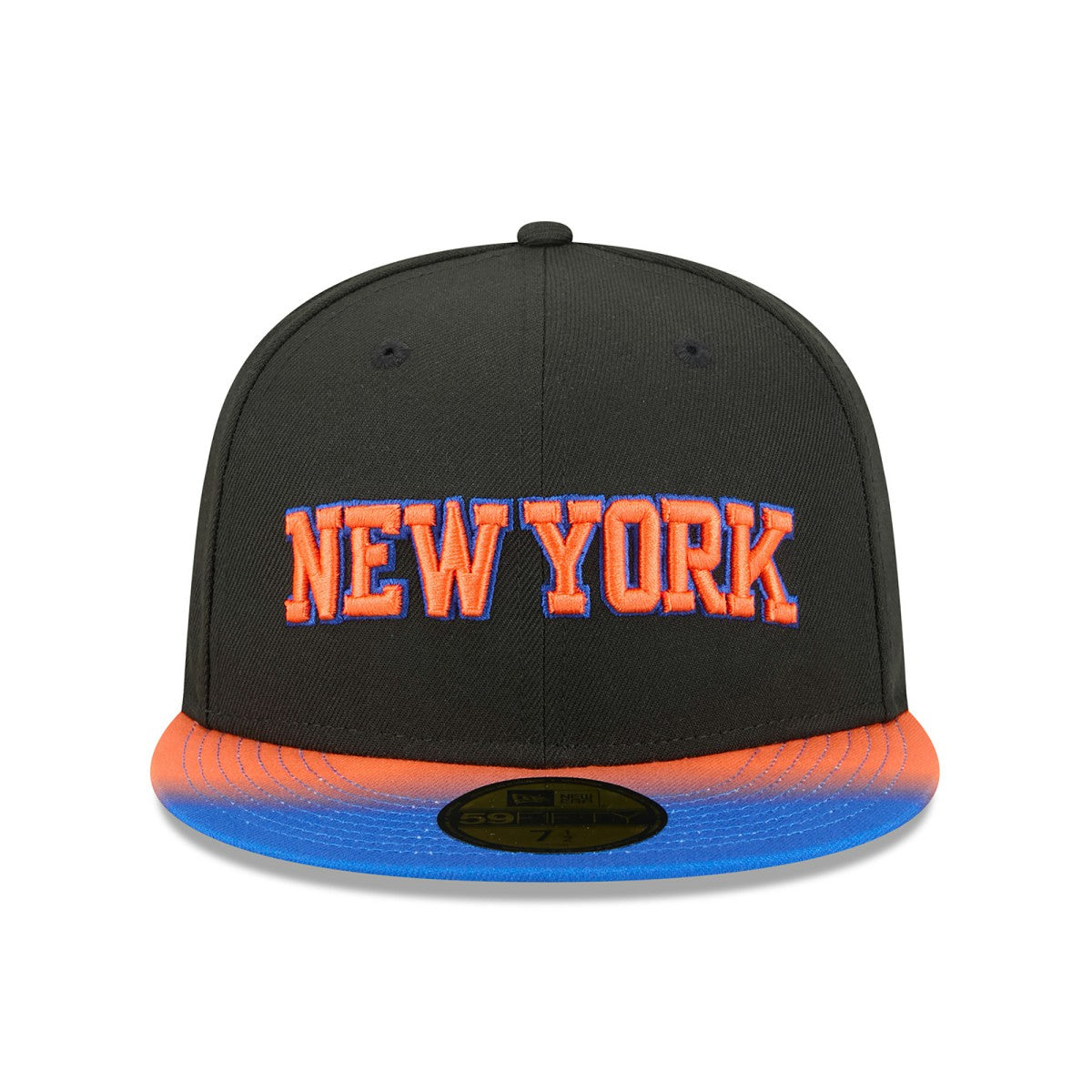 New York Knicks Jersey Hook Statement Edition 59FIFTY Fitted Hat Black/Blue - NBA