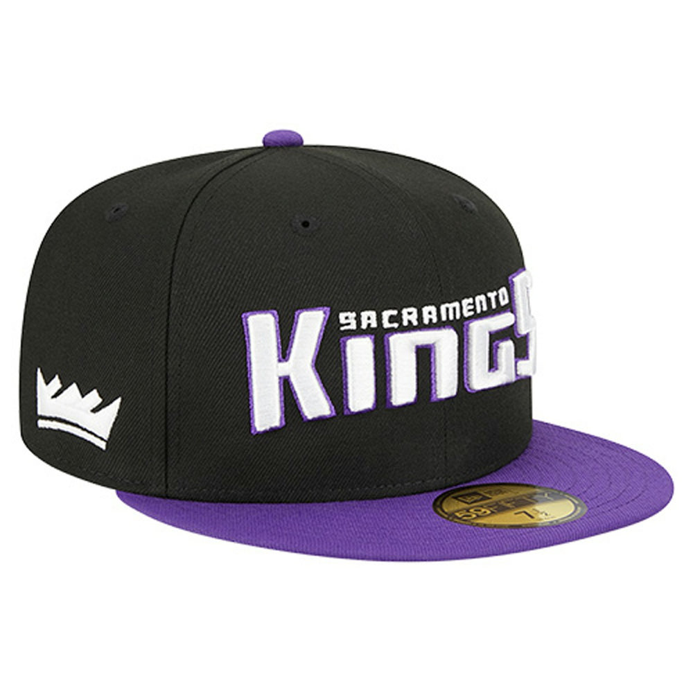 Sacramento Kings Statement Edition Jersey Hook 59Fifty Fitted Hat Black - NBA