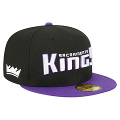 Sacramento Kings Statement Edition Jersey Hook 59Fifty Fitted Hat Black - NBA