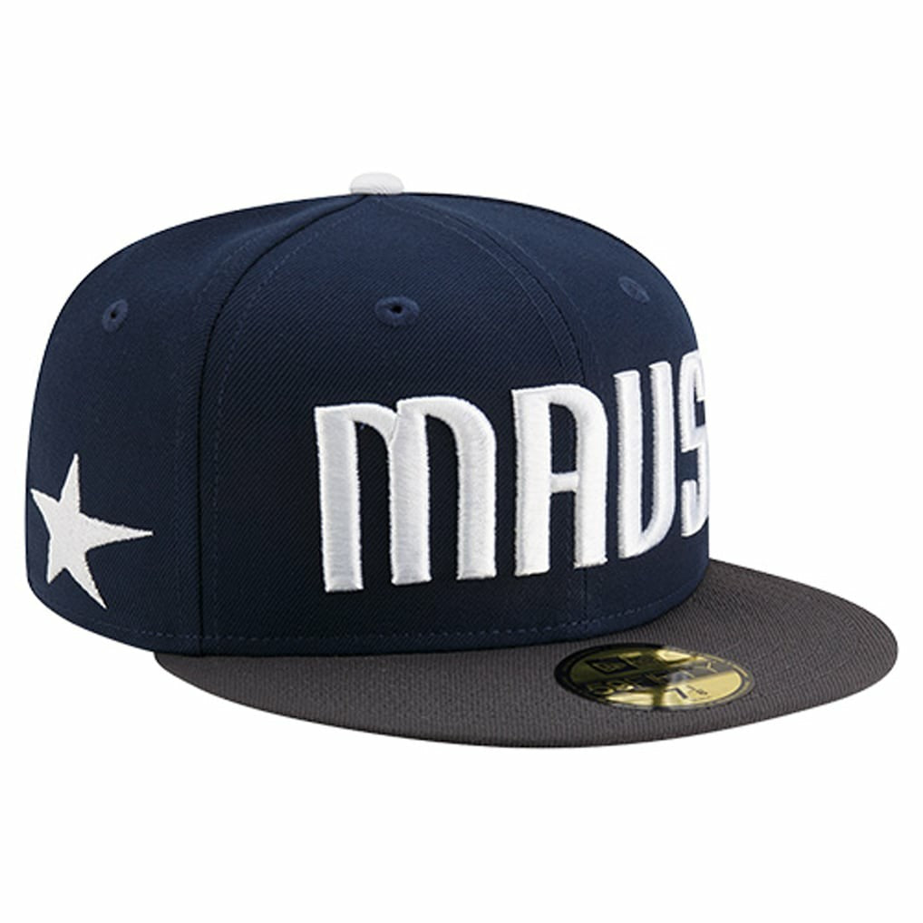 Dallas Mavericks Statement Edition Jersey Hook 59Fifty Fitted Hat Navy - NBA