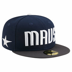 Dallas Mavericks Statement Edition Jersey Hook 59Fifty Fitted Hat Navy - NBA