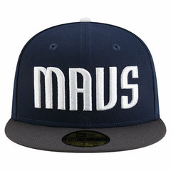 Dallas Mavericks Statement Edition Jersey Hook 59Fifty Fitted Hat Navy - NBA