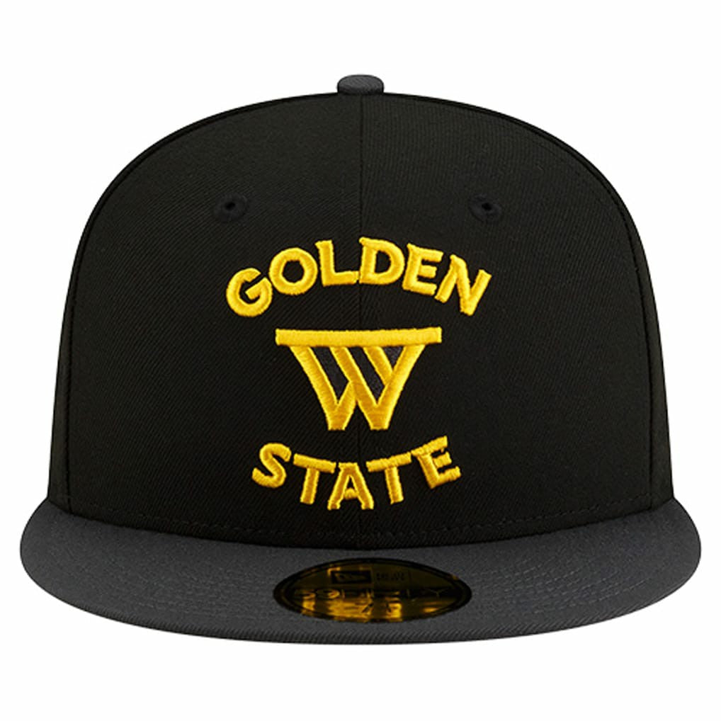Golden State Warriors Statement Edition Jersey Hook 59Fifty Fitted Hat Black - NBA