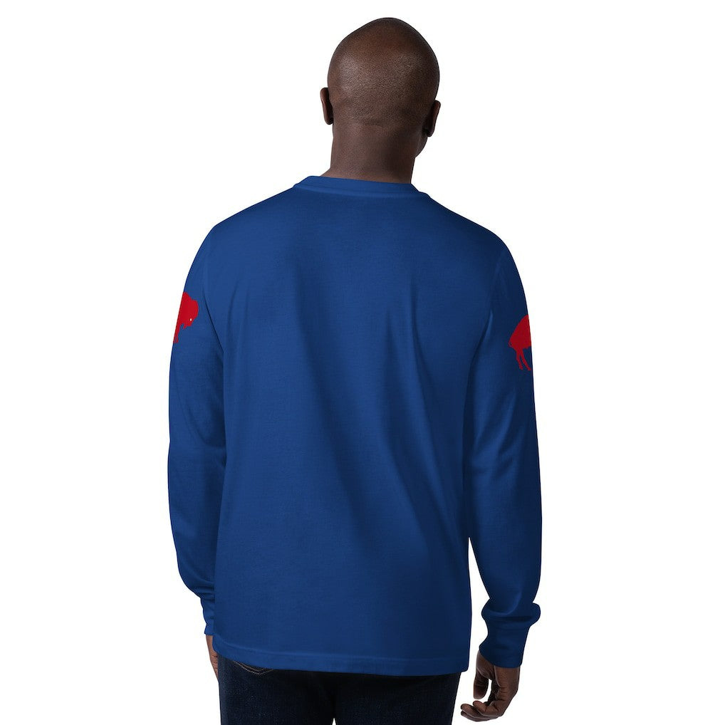 Buffalo Bills Starter Extreme Clutch Hit Vintage Logo Long Sleeve T-Shirt Royal | NFL