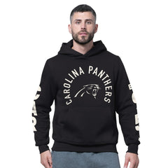 Carolina Panthers Starter Handoff Fleece Hoodie Sweatshirt Black | NFL