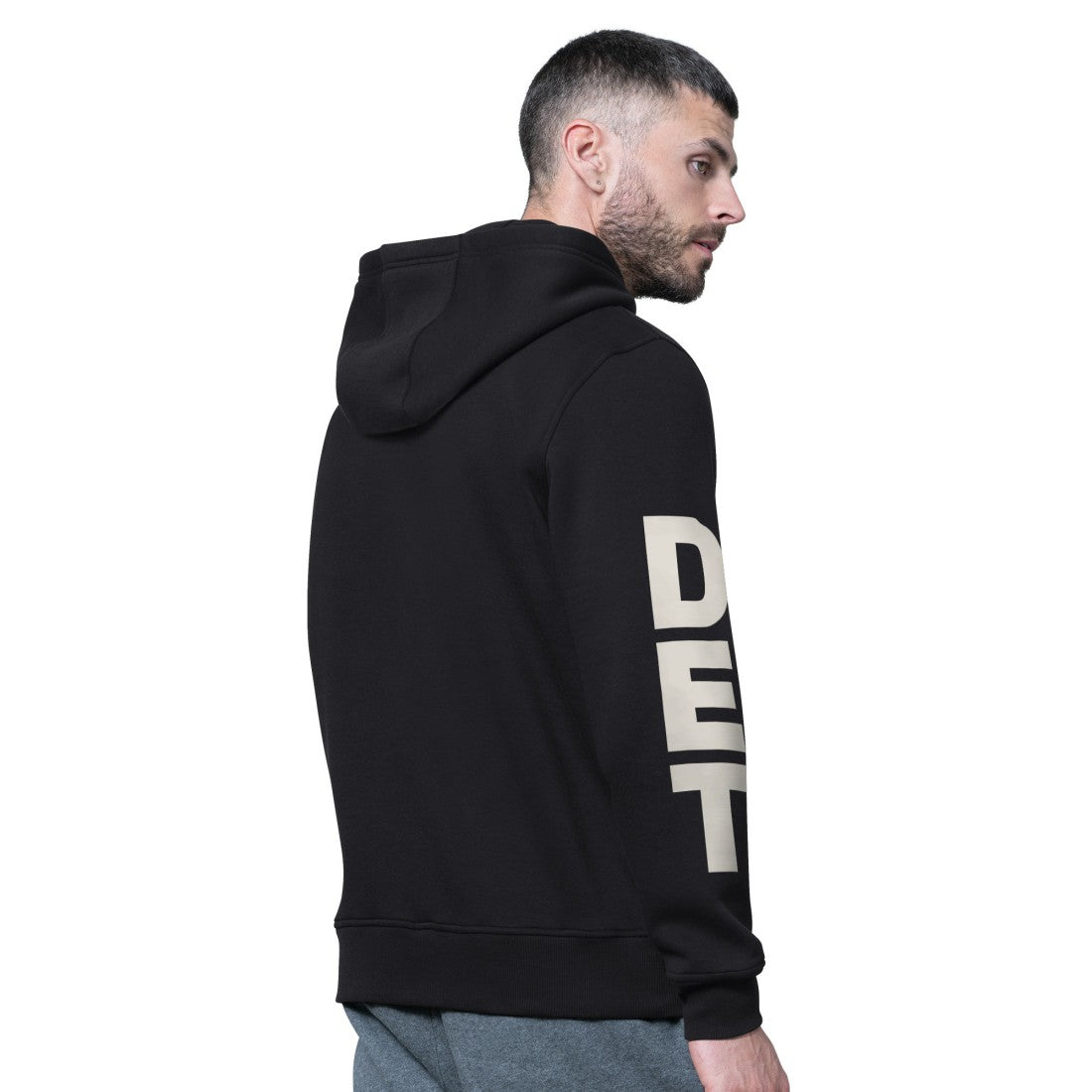 Detroit Lions Starter Handoff Fleece Hoodie Sweatshirt Black | NFL