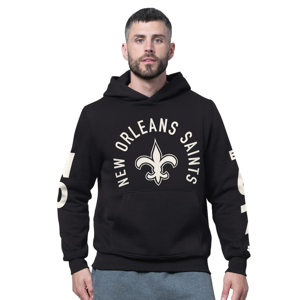 New Orleans Saints Starter Handoff Fleece Hoodie Sweatshirt Black | NFL
