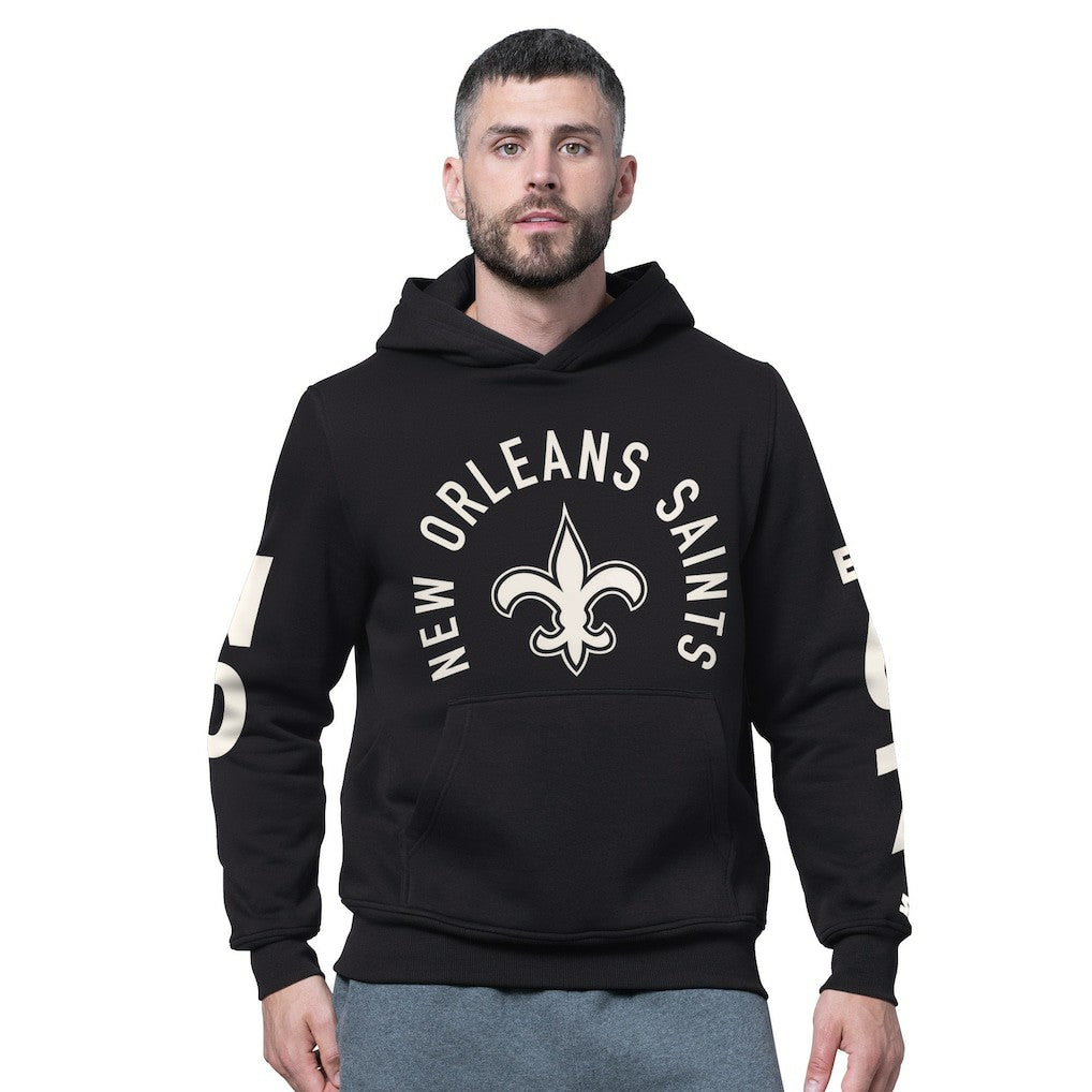 New Orleans Saints Starter Handoff Fleece Hoodie Sweatshirt Black | NFL