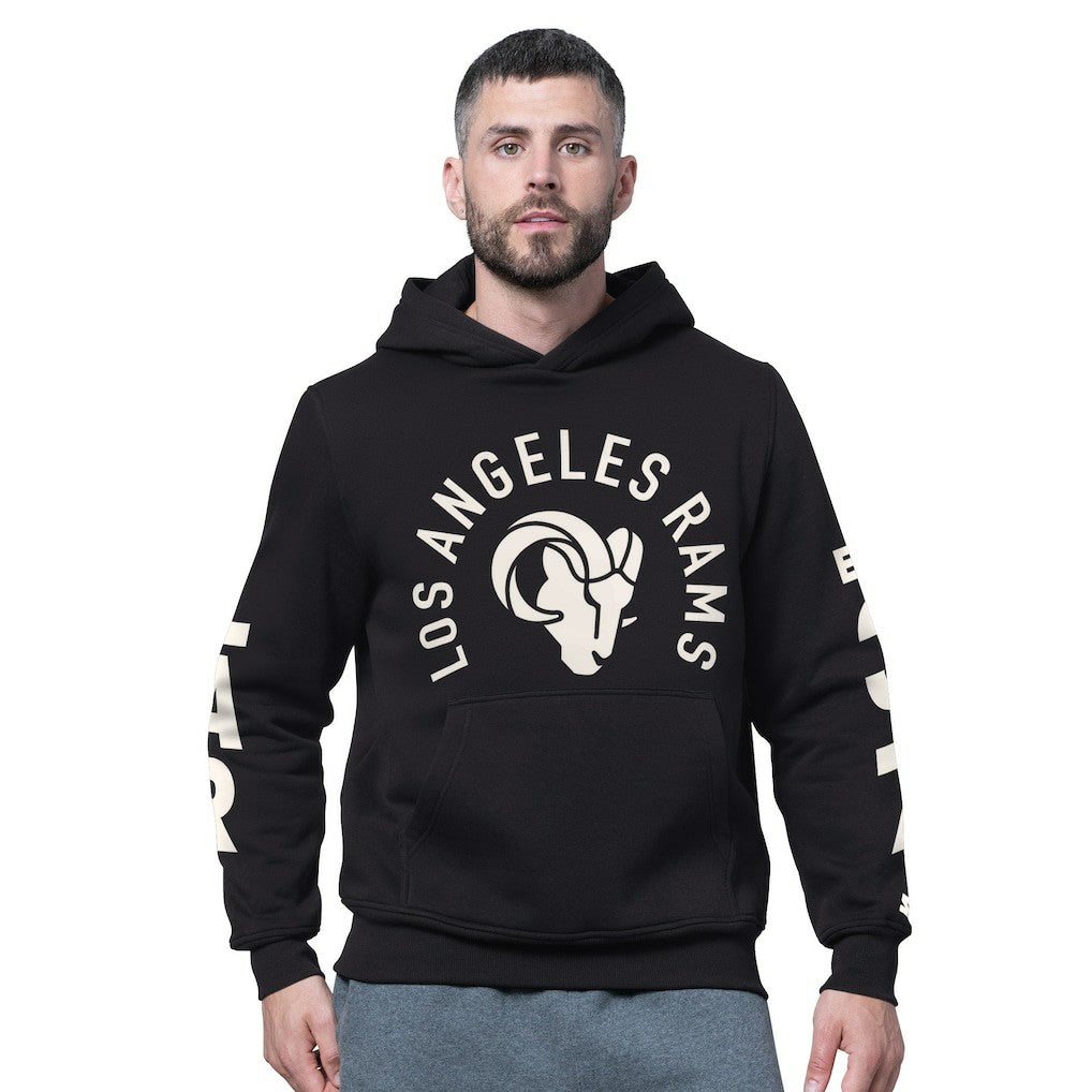 Los Angeles Rams Starter Handoff Fleece Hoodie Sweatshirt Black | NFL