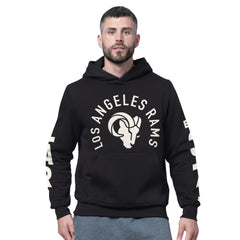 Los Angeles Rams Starter Handoff Fleece Hoodie Sweatshirt Black | NFL