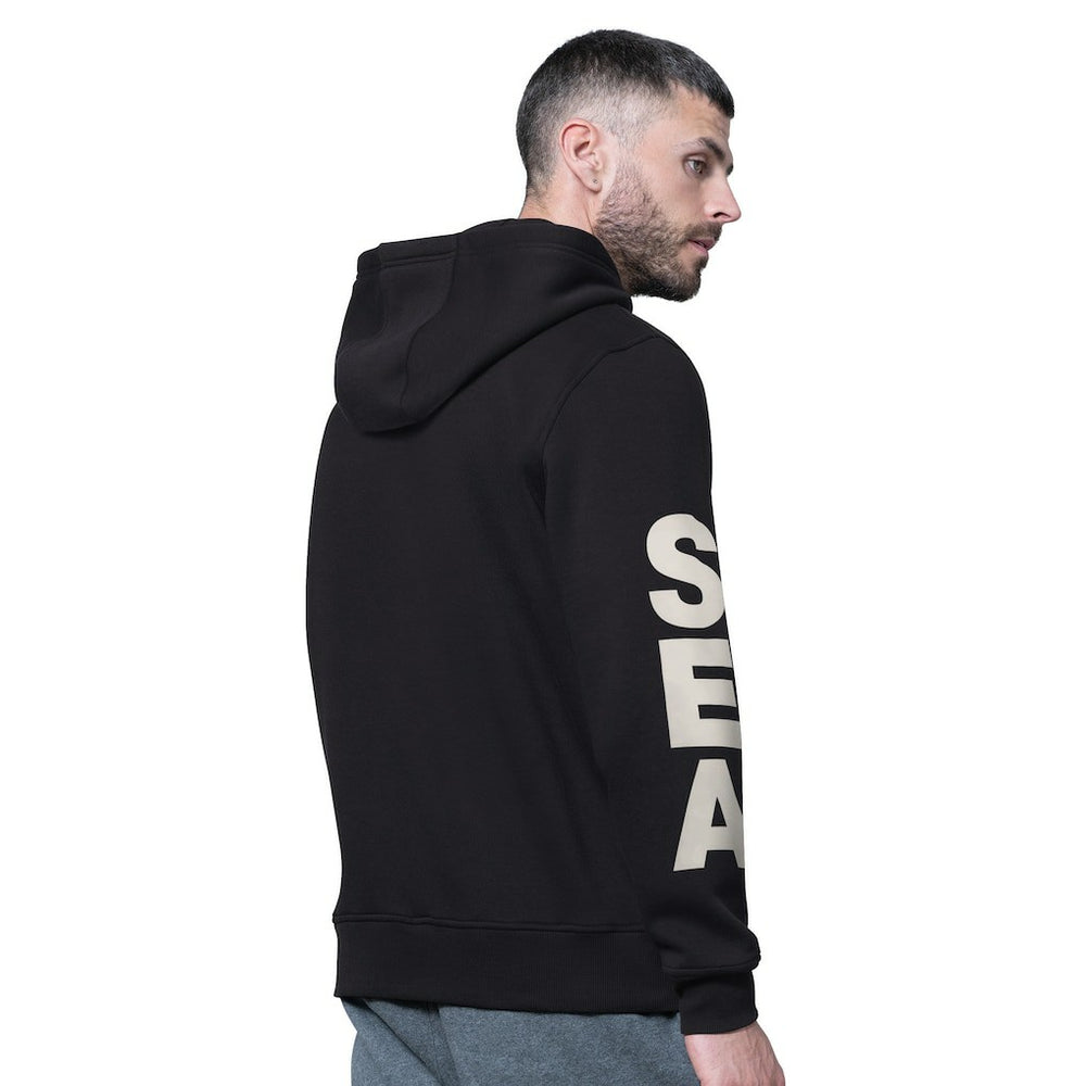 Seattle Seahawks Starter Handoff Fleece Hoodie Sweatshirt Black | NFL