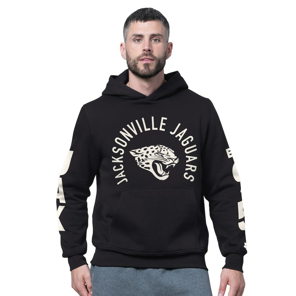 Jacksonville Jaguars Starter Handoff Fleece Hoodie Sweatshirt Black | NFL