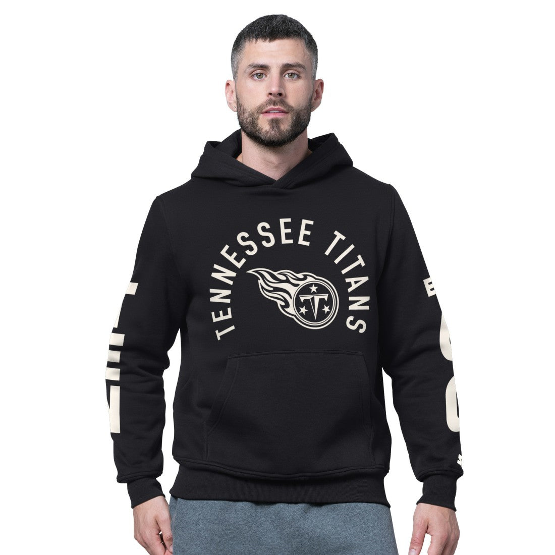 Tennessee Titans Starter Handoff Fleece Hoodie Sweatshirt Black | NFL