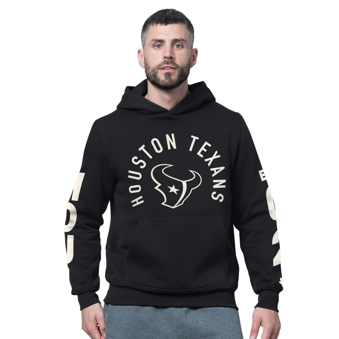 Houston Texans Starter Handoff Fleece Hoodie Sweatshirt Black | NFL