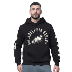 Philadelphia Eagles Starter Handoff Fleece Hoodie Sweatshirt Black | NFL