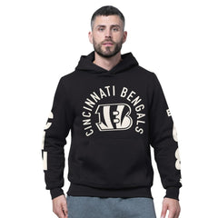 Cincinnati Bengals Starter Handoff Fleece Hoodie Sweatshirt Black | NFL