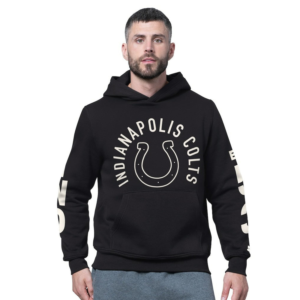 Indianapolis Colts Starter Handoff Fleece Hoodie Sweatshirt Black | NFL