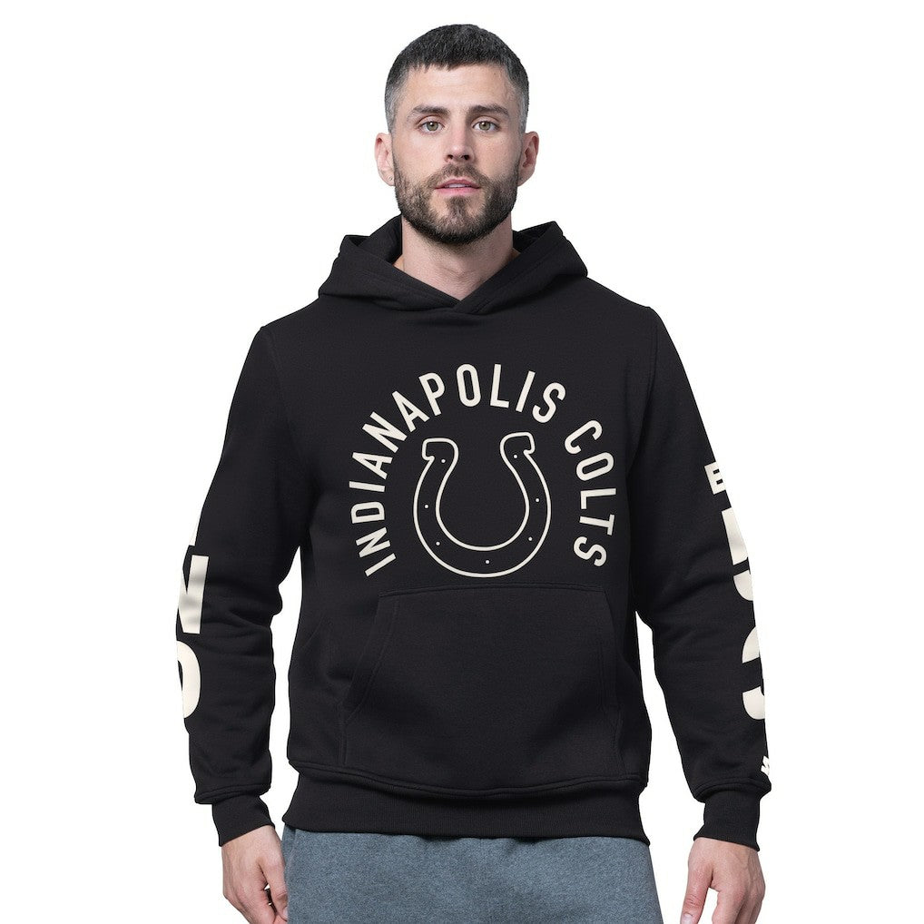 Indianapolis Colts Starter Handoff Fleece Hoodie Sweatshirt Black | NFL