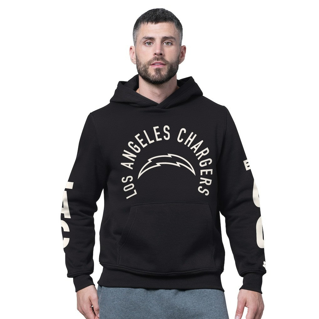 Los Angeles Chargers Starter Handoff Fleece Hoodie Sweatshirt Black | NFL
