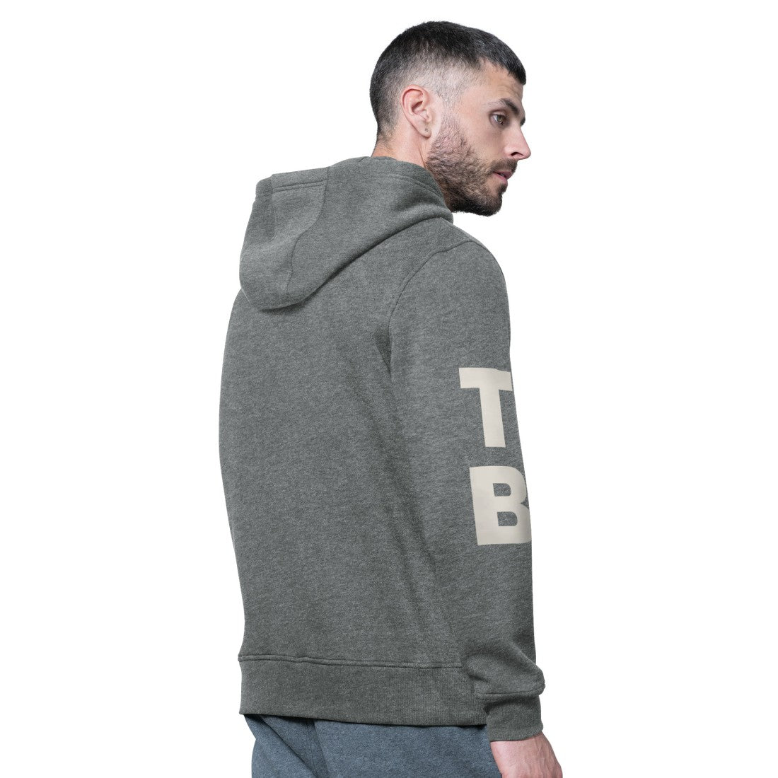Tampa Bay Buccaneers Starter Handoff Vintage Logo Fleece Hoodie Sweatshirt Charcoal | NFL