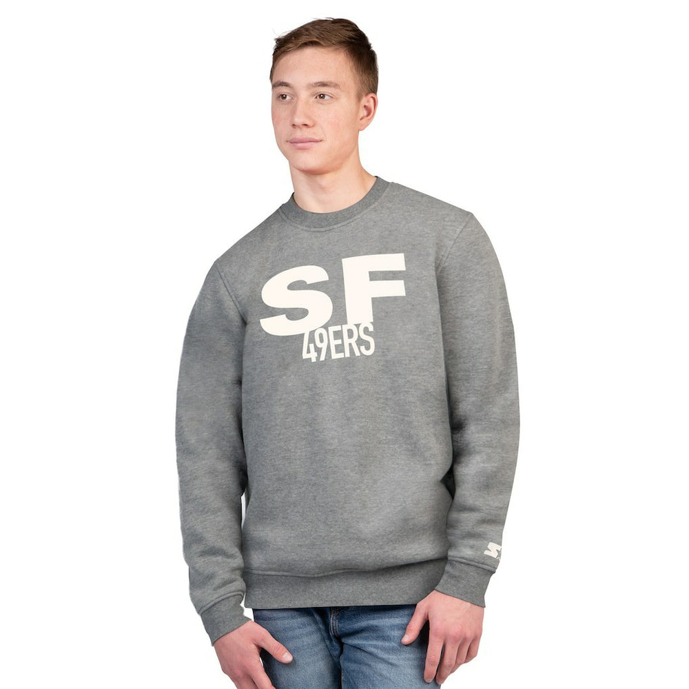 San Francisco 49ers Starter Assist Sweatshirt Charcoal | NFL
