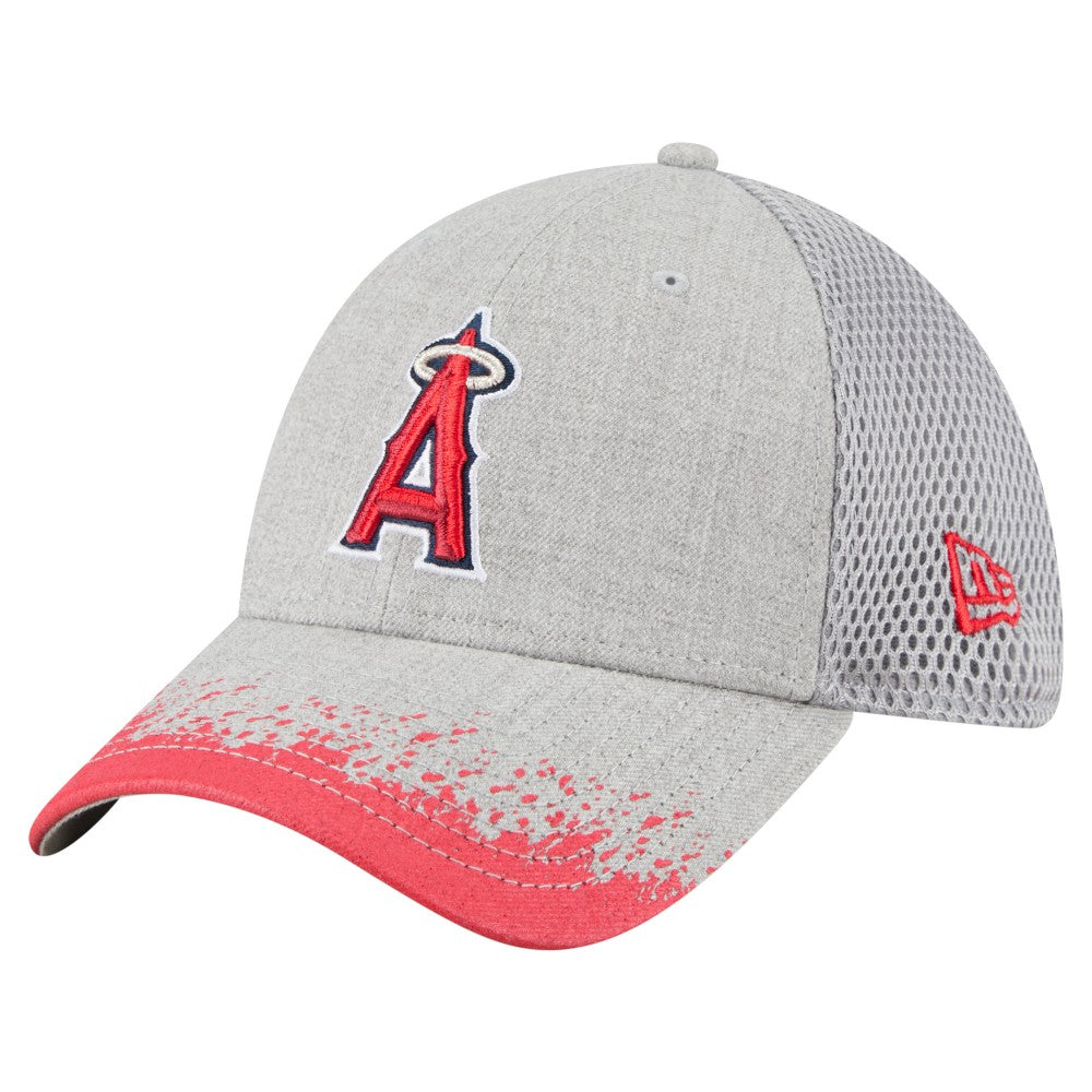 Los Angeles Angels New Era Visor Paint Splatter 39THIRTY Flex Hat - MLB