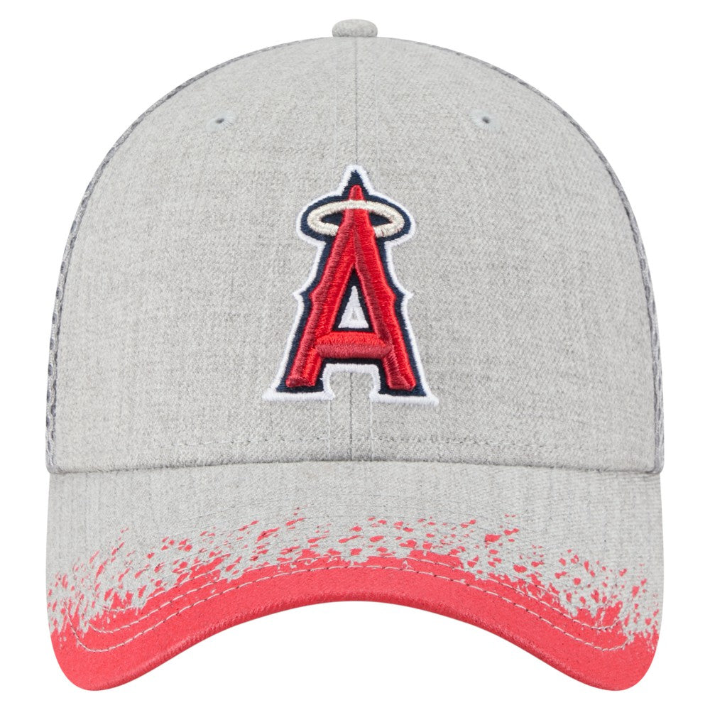 Los Angeles Angels New Era Visor Paint Splatter 39THIRTY Flex Hat - MLB